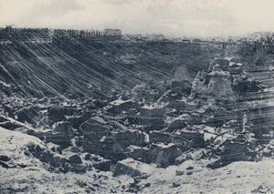 Eski Günlerden Sahneler, Kimberley Madeni 1874 (s/b fotoğraf) by South African Photographer