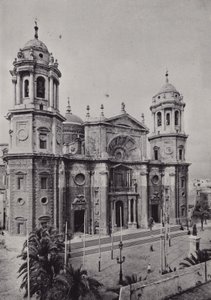 Cadiz: La Catedral (s/b fotoğraf) by Spanish Photographer