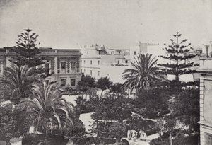 Cadiz: Plaza de la Reina (s/b fotoğraf) by Spanish Photographer