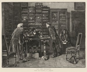 Noterde (gravür) by Spanish School