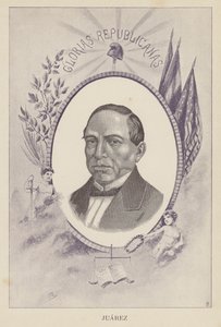 Benito Juarez, Meksikalı avukat ve politikacı by Spanish School