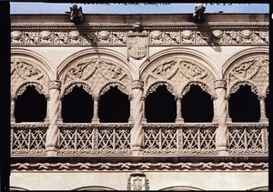 Loggia kemerlerinin detayı by Spanish School