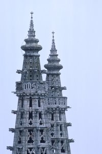 Çan kulesi kulelerinin detayı (fotoğraf) by Spanish School