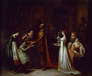 Düklerin evinde Don Kişot by Spanish School