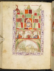 Goshen, Hispano-Moresque Haggadah'dan, MS Or 2737, f.73r by Spanish School