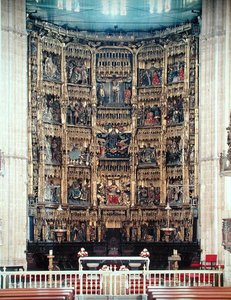 Yüksek Altar (boyalı ahşap) by Spanish School