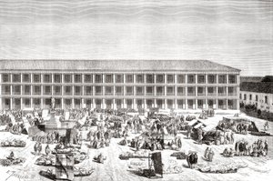Casa de los Portales, Plaza de Simon Bolivar, eski adıyla Plaza de la Constitución, Bogota, Kolombiya by Spanish School