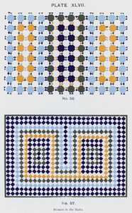 Hamamlardaki Mozaikler (renkli taş) by Spanish School