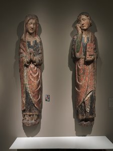 Yaslı Aziz John ve Yaslı Bakire, Kastilya ve Leon Krallığı, c.1250-1275 by Spanish School
