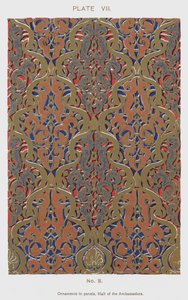 Panellerdeki süslemeler, Elçiler Salonu (renkli taş) by Spanish School