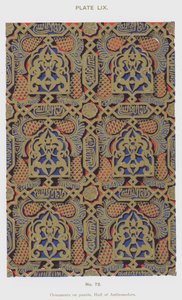 Panellerdeki süslemeler, Elçiler Salonu (renkli taş) by Spanish School
