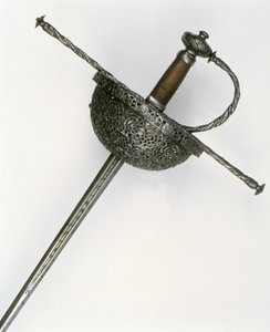 Rapier kabzası (çelik) by Spanish School