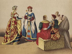 15. yüzyılın İspanyol kostümleri by Spanish School