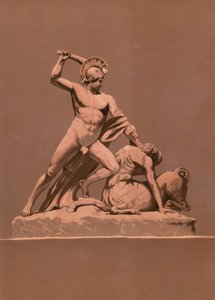 Theseus, minotoru öldürüyor by Spanish School