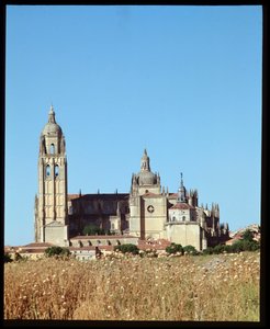 Katedralin görünümü by Spanish School