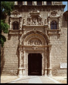 Plateresque kapısının görünümü by Spanish School