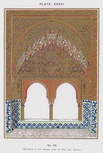Köşedeki Pencereler, İki Kız Kardeş Salonu (renkli taş) by Spanish School
