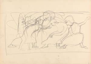 Altın Buzağı Mağarası: Dekoratif Panel Çalışması, Tapanlar by Spencer Frederick Gore