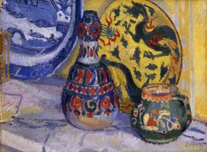 Doğu Figürlü Natürmort, 1913 by Spencer Frederick Gore