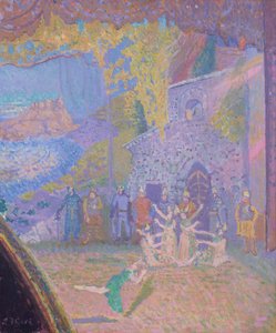 İrlanda Ruhunun Dansı, Alhambra Müzik Salonu, 1910 by Spencer Frederick Gore
