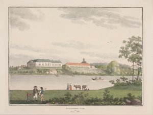Als adasındaki Augustenborg Kalesi by Søren L. Lange