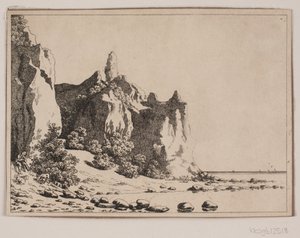 Sommerspiret, Moen. Sahilden görünüm by Søren L. Lange