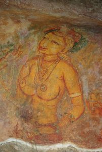 Kaya Kalesinden Bulut Kızları (detay) by Sri Lankan School