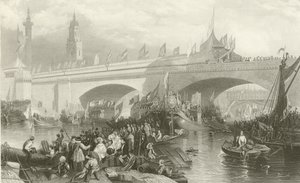 New London Bridge'in açılışı by Stanfield