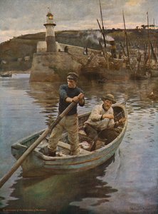 Deniz Feneri Newlyn, Cornwall, 1893, c1930.