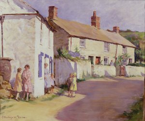 Bir Köy Manzarası, Newlyn by Stanhope Alexander Forbes