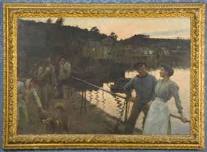 Evde, Akşam by Stanhope Alexander Forbes