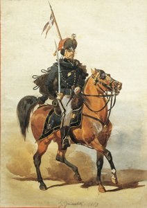 Piacenza Süvarilerinin Görevlisi, Çizim Stanislao Grimaldi del Poggetto
