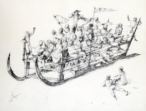 Kızak, c1850-1890 by Stanislas Lepine