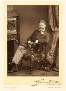 Sir Francesco Paolo Tosti (1847-1916), şarkı bestecisi, portre fotoğrafı