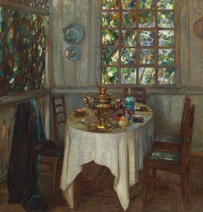 Semaverli iç mekan, 1914