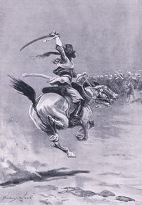 Delhi: Kuşatmacılar sürekli saldırıya uğradı, Temmuz 1857, İngiliz Kara ve Deniz Savaşlarından bir örnek, 1915 by Stanley L. Wood