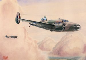 Hudson Hafif Bombacı Uçuşta by Stanley Orton Bradshaw