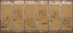 Yaban kazları, Momoyama veya Edo dönemi, 1568-1615.