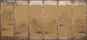 Yaban kazları, Momoyama veya Edo dönemi, 1568-1640.
