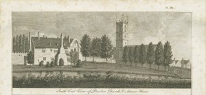 Burton-upon-Trent Manastırı: gravür, nd [c 1795] (baskı) by Stebbing Shaw