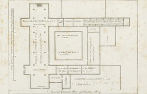Burton-upon-Trent Manastırı: gravür, nd [c 1795] (baskı) by Stebbing Shaw