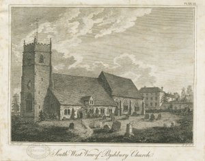 Bushbury Kilisesi: gravür ve [?18. yüzyıl] by Stebbing Shaw