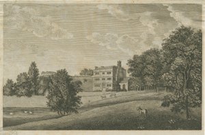 Butterton Hall: gravür ve [?18. yüzyıl] (baskı) by Stebbing Shaw