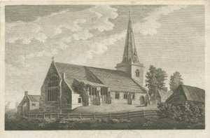 Kilise Eaton Kilisesi: gravür, nd [c 1800] (baskı) by Stebbing Shaw