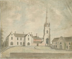 Clifton Campville Kilisesi: sulu boya ve [c 1790] by Stebbing Shaw