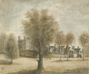 Drayton Bassett - "Drayton Malikanesi": sulu boya boyama, nd [1789-1793]