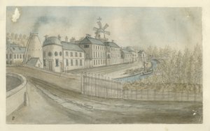 Etruria - Fabrika: sulu boya, nd [1762-1802] by Stebbing Shaw
