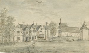Haselour Şapeli: sulu boya, nd [1797] by Stebbing Shaw