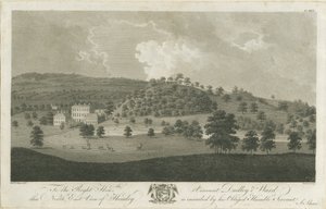 Himley Hall: gravür, nd [1762-1798] by Stebbing Shaw