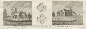 Mavesyn Ridware Kilisesi: gravür, 1781 by Stebbing Shaw